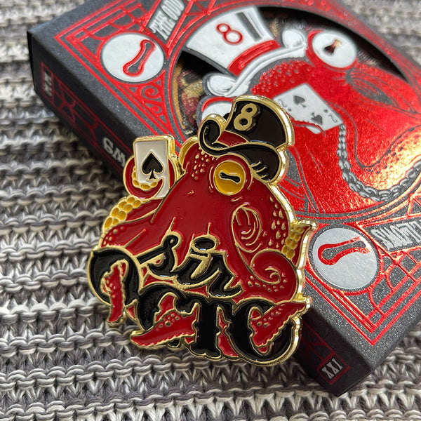 Odd Fellows: Sir Octo Enamel Pin