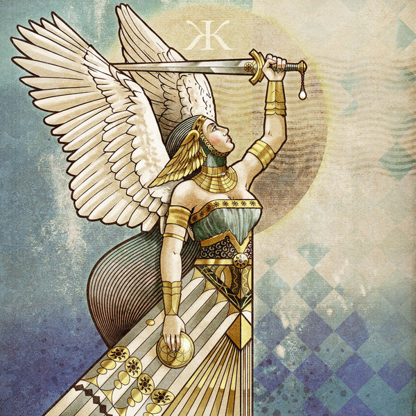 Serra Angel Fan Art - Print 17x22in Print