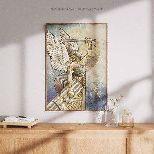 Serra Angel Fan Art - Print 17x22in Print