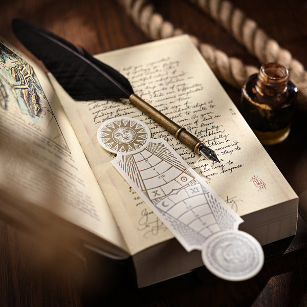 Book - The Eye of the Ocean Vol1 with Leather Cover and Astrolabe