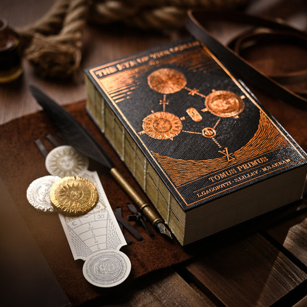 Book - The Eye of the Ocean Vol1 with Leather Cover and Astrolabe