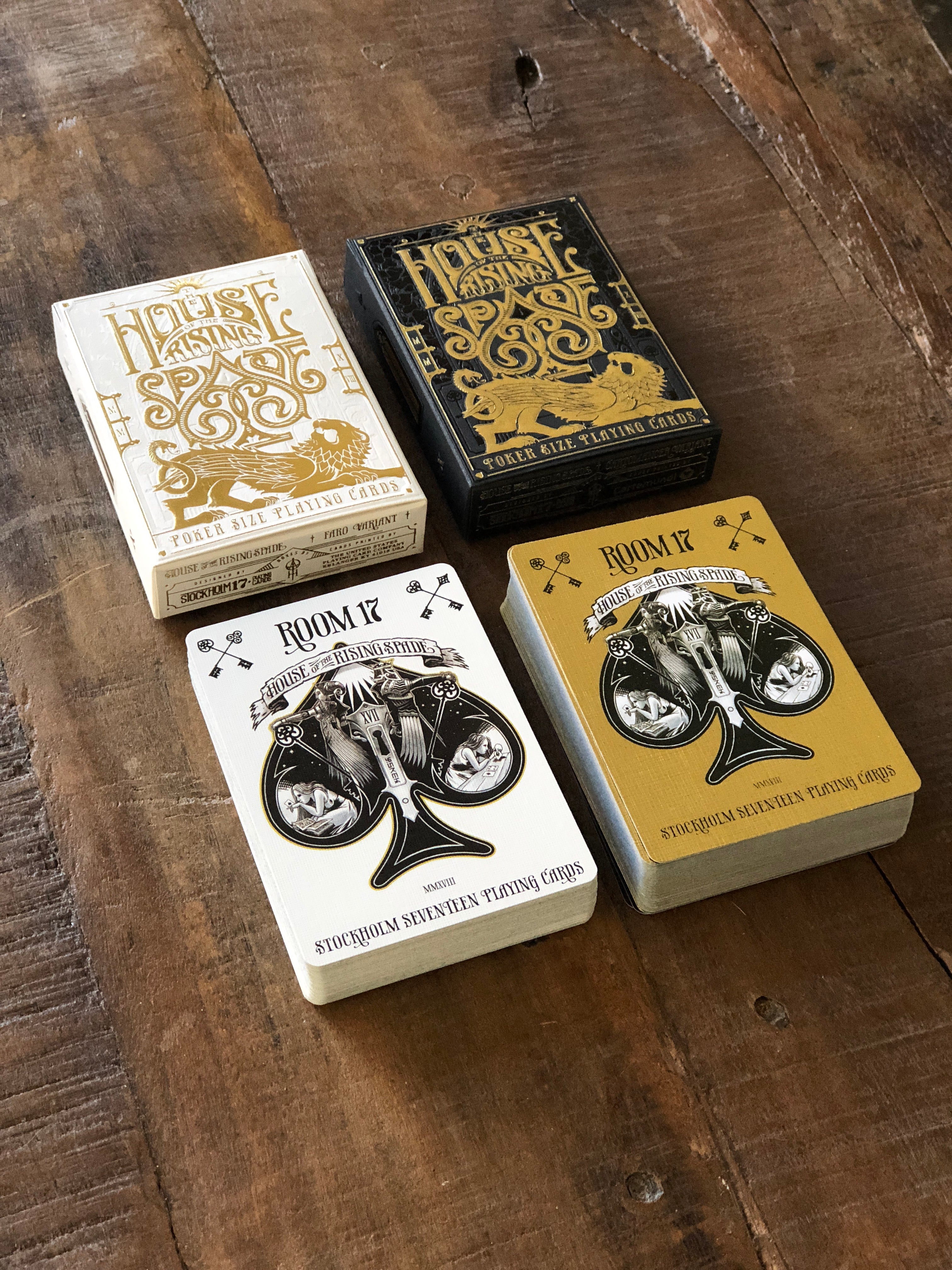 The House of the Rising Spade Collection | Luxury Playing Cards