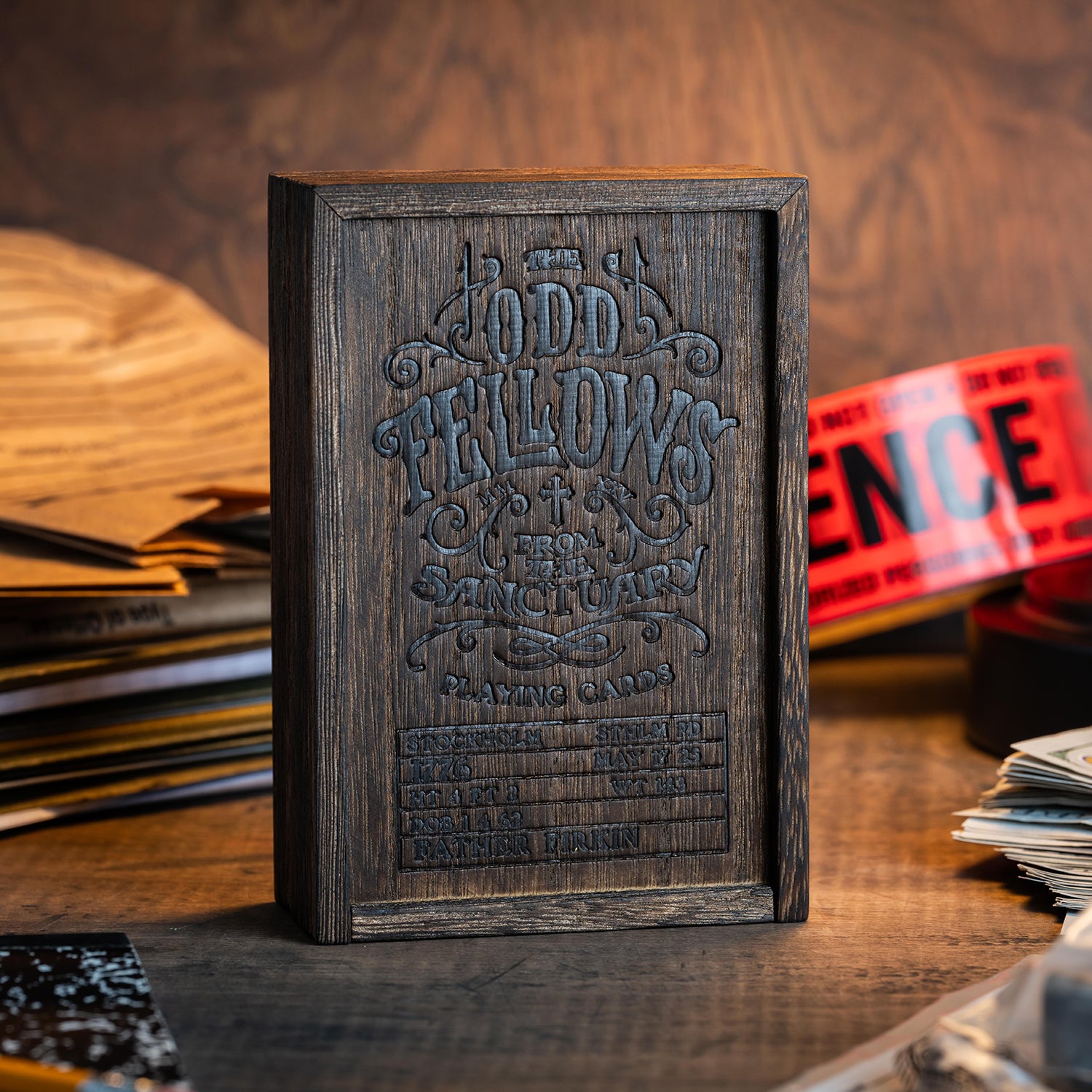 The Odd Fellows from the Sanctuary: Father Firkin | Hip flask case