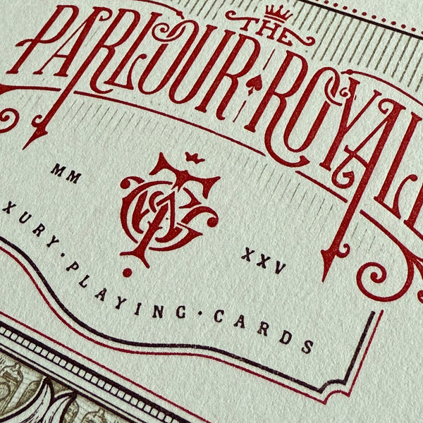 Parlour Royale Patronium Tuckbox Uncut Sheet with signature