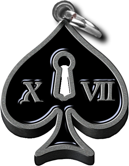 House of the Rising Spade - Pendant