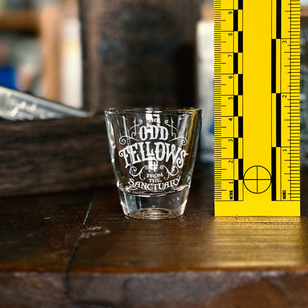 Odd Fellows Shot Glass 2oz