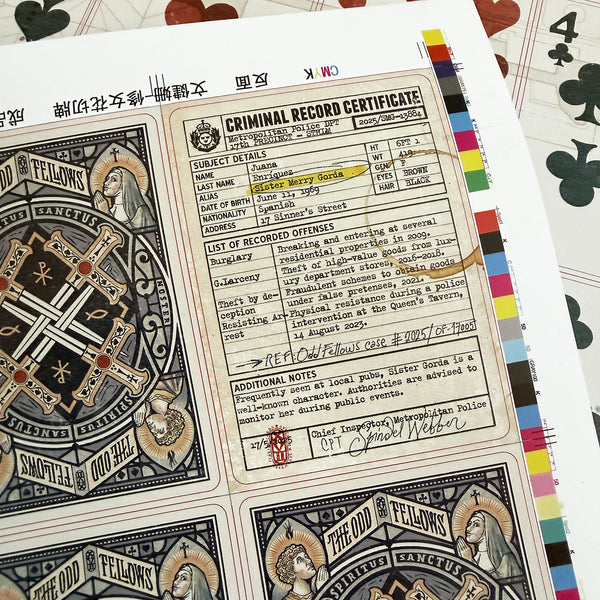 Sister Merry Gorda Uncut Sheet