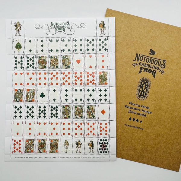 Notorius Gambling Frog Decorative Stamps